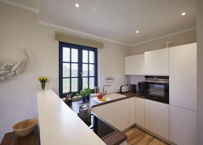 بيت للعطل Reetland Am - Premium Reetdachvilla Mit 3 Schlafzimmern, Sauna Und Kamin F04 *